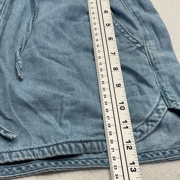 American Eagle Lyocell Denim Shorts Womens Size XS Pockets Drawstring Pull On - Picture 9 of 9